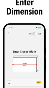 Closet Design App screenshot