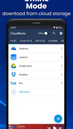CloudBeats Cloud Music Player screenshot