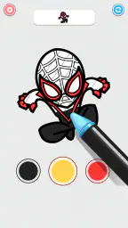 Coloring Paint: ASMR Superhero screenshot