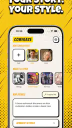 Tegneserie AI - Comikaze screenshot