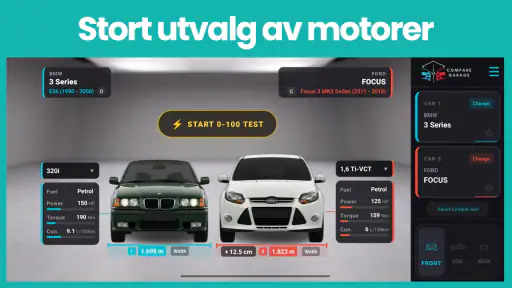 Compare Garage: Sammenlign Bil screenshot