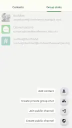 Conversations (Jabber / XMPP) screenshot