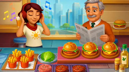 Cooking Blast: Restaurantspill screenshot