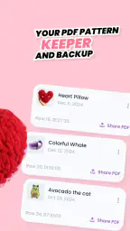 Crochet row counter & patterns screenshot