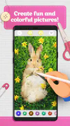 Cross Stitch: Coloring Art screenshot