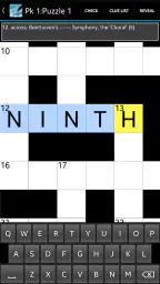Crossword screenshot