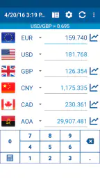 Currency converter plus screenshot