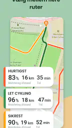 Cyclers–Cykelnavigation & Kort screenshot