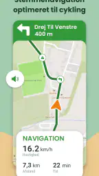 Cyclers–Cykelnavigation & Kort screenshot