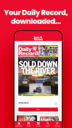 Daily Record Newspaper screenshot