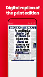Daily Record Newspaper screenshot