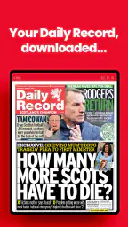 Daily Record Newspaper screenshot