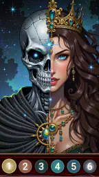 Dark Night Paint by Numbers screenshot