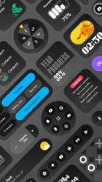 DarkGlass Widgets screenshot