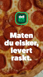 Delivia: Lokal matlevering screenshot