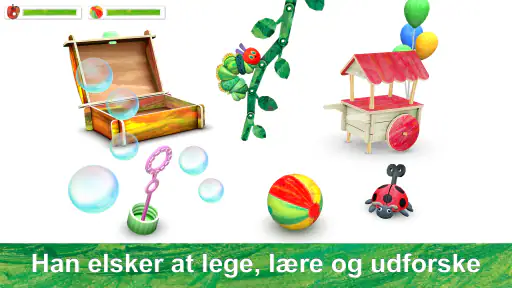 Den sultne larve Aldrigmæt screenshot
