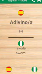 Diccionario Español Yorùbá screenshot