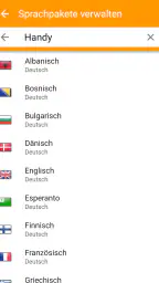 dict.cc+ Wörterbuch screenshot