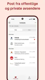 Digipost screenshot