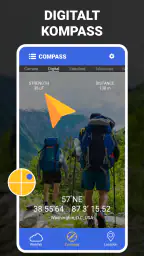 Digitalt kompass - GPS-kompass screenshot