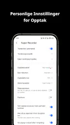 Diktafon: Lydopptak+Taleopptak screenshot