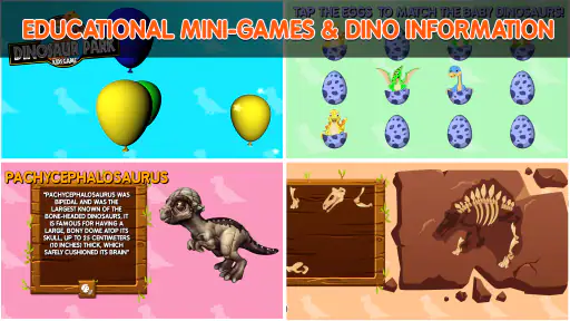Dinosaur Park Game screenshot
