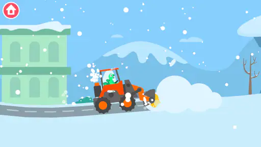 Dinosaur Søppelbil Spill screenshot
