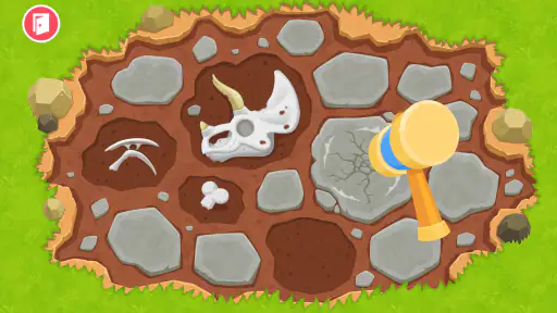 Dinosaurspill barn screenshot