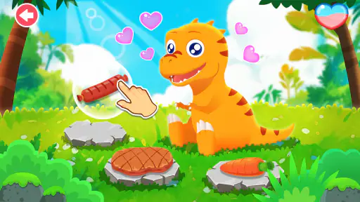 Dinosaurspill barn screenshot