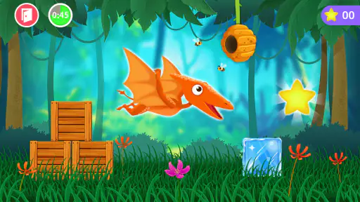 Dinosaurspill barn screenshot