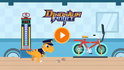 Dinosaurus-politi - for barn screenshot