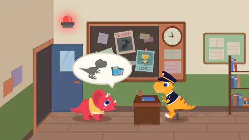 Dinosaurus-politi - for barn screenshot