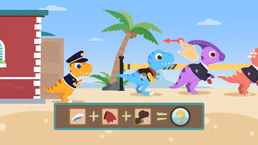Dinosaurus-politi - for barn screenshot