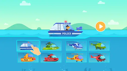 Dinosaurus-politi - for barn screenshot