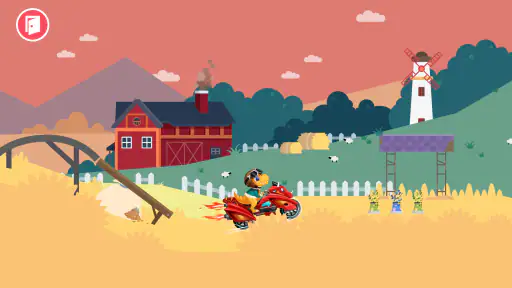 Dirt Bike-spill for barn screenshot