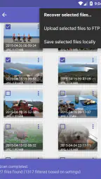 DiskDigger Pro file recovery screenshot