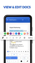 DOCX Editor: PDF, DOC, XLSX screenshot