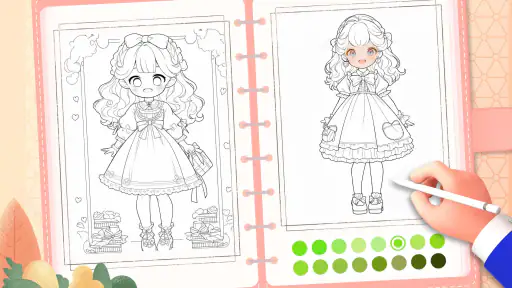 Doll Color: Princess Coloring screenshot