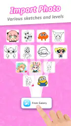 Draw Cartoon - AR Sketch App screenshot