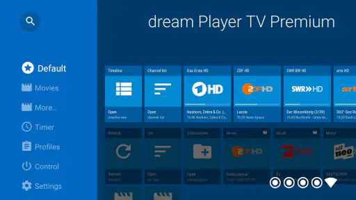 dream Player IPTV for TV screenshot