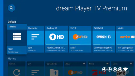 dream Player IPTV for TV screenshot