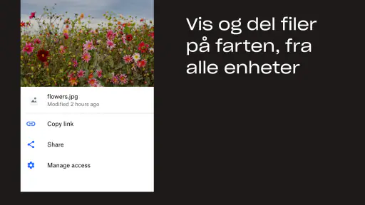 Dropbox: Del filer og bilder screenshot