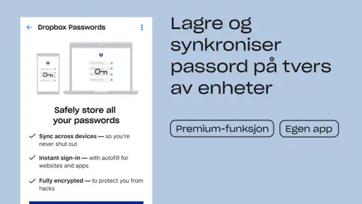 Dropbox: Del filer og bilder screenshot