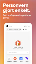 DuckDuckGo Browser, Search, AI screenshot