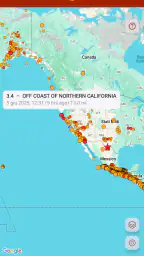 Earthquake screenshot