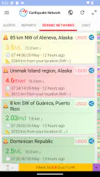 Earthquake Network screenshot