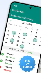 EasyBudget - Budget planning screenshot