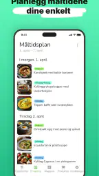 Eatr・AI Måltidsplan・Diett screenshot