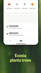 Ecosia: Search to plant trees screenshot