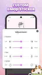 Emoji Battery Icon Customize screenshot